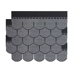 Fish-Scale Architectural Asphalt Shingles