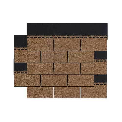 Desert Gold 3-tab asphalt shingles