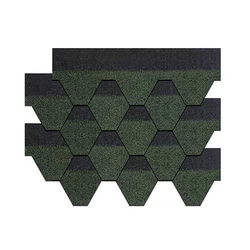 Green Mosaic Asphalt Shingles