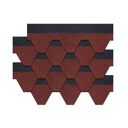 Red Mosaic Asphalt Shingles